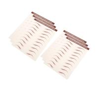 WRITWAA 6feuilles Sourcils Autocollant Transferts Temporaires Imperméables Et Repositionnables Pour Maquillage Bandes Adhésives Pour Sourcils Naturels