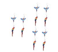 WRITWAA 6paires Boucles Oreilles Pour Femmes Pigeon Aigle Hibou Perroquet Pour Toutes Les Occasions