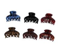 WRITWAA 6pièces Épingles à Cheveux Panthère Pince à Cheveux Élégante Pour Femme Accessoire Coiffure Pince à Griffes Lot