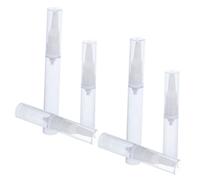 WRITWAA 6pièces Flacon à Pompe Airless Vide Et Rechargeable Pour Lotion De Voyage Flacons De Toilette Plastique Petits Et Pratiques