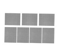 WRITWAA 7 Pièces Mesh for Crafts Plastic Sheets Eye Mesh Fabric for Handmade Mask Making and Fursuit Props