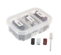 WRITWAA 75 Pièces D'anneaux De Ponçage Pour Manucure Têtes De Polissage Rugueuses Outils De Beauté Pour Salons Et Utilisation Domestique Facile à Utiliser