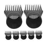 WRITWAA 7pièces Embout Peigne pour Sèche-cheveux de Accessoires Plastique Outil de Coiffage pour Brushing Rapide et Utilisation Domestique