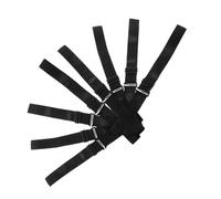 WRITWAA 8 Pièces Élastique Pour Perruque Noir Réglable Bandeau Antidérapant Pour Perruques Accessoires De Fixation Pour