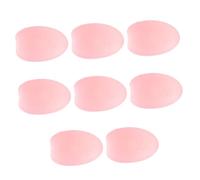 WRITWAA 8 Pièces Lot de Protège-pinceaux à Silicone Semi-transparent Rouge Couvre-pinceaux Anti-perte et Anti-poussière avec Ventouse et Portable pour Maquillage et Soin des