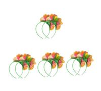 WRITWAA 8pièces Bandeaux Hawaïens Fleurs Pour Femmes De Accessoires De Costume Ludiques Pour Fêtes Et Célébrations Confortables Et Parfaits Pour Thèmes Hawaïens Et Plages