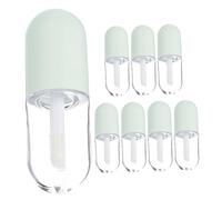 WRITWAA 8pièces Lot De Tubes à Vides Transparents Plastique Solide Rechargeables Pour Maquillage Voyage Contenant De Brillant à Multifonction
