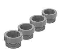 WRITWAA Adaptateur Stabilisateur pour Parasol de Piscine Manchon Réglable en Polypropylène Gris Lot de 4 Pièces Résistance aux Intempéries Compatible Mât de Parasol Terrasse et Patio