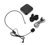 WRITWAA Amplificateur Portable Haut-Parleur Compact Sangle Réglable Noir sans Fil en Plastique Design Simple et Élégant pour Nombreuses Occasions