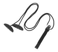 WRITWAA Appareil D'exercice pour Épaules Noir Bandes Élastiques, Système de Poulie pour Entraînement du Cou et Haut du Corps, Accessoire de Gym Portable pour Rééducation et Musculation