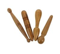 WRITWAA Appareil Massage Acupression 4 Pièces Bâtonnets Variés pour Tête et Corps, Accessoire Manuel de Détente Musculaire