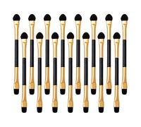 WRITWAA Applicateurs de Fard à Paupières Double Embout, Lot de 15 Pièces, Accessoires de Maquillage Mini Portables, Pinceaux et Bâtonnets pour Estomper et Appliquer le Fard, Usage