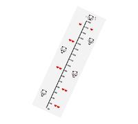 WRITWAA Autocollant Mural Toise 3d Ours pour Garçon et Filles Mesure de Taille 30-180 Cm Décoration Chambre Garçon et Filles Stickers Muraux Adhésif Acrylique