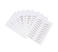 WRITWAA Autocollants de Tatouage pour Sourcils 6d Réalistes Réutilisables et Imperméables, 9 Feuilles pour Sourcils Clairsemés ou Trop Épilés