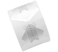 WRITWAA Autocollants pour Ongles en Aluminium, Formes à Ongles Poisson pour Manucure Professionnelle et Diy, Accessoire Pratique pour Nail Art Guide Précis