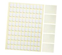 WRITWAA Autocollants Pour Support à Ongles Double Face 6 Feuilles Ovales Transparents Adhésifs Pour Extensions D’ongles Français Outil De Nail Art Usage Professionnel