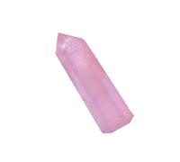 WRITWAA Baguettes De Colonne À Six En Cristal Rose Baguette À Facettes Pierre De Chakra Pierre De Pierres De Cristal De Couleur Aléatoire