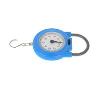 WRITWAA Balance à Bagages Numérique Portable avec Crochet, Mini Balance Électronique Bleue, Haute Précision, Pesée Jusqu'à 50 Kg, pour Voyage et Usage Domestique
