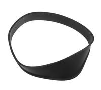 WRITWAA Bande De Coiffeur Bande De Mise En Forme Des Cheveux En Silicone Modèle De Rasage Du Décolleté Outil De Lignée De Coiffure Outil De Guide Des Cheveux Noir Gel De Silice