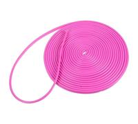 WRITWAA Bande de Protection Anti-Collision de Portière Voiture 10 M sans Colle Clips et Insert Métallique Bande Extérieure Rose Fuchsia Résistante aux Intempéries Accessoires Extérieurs