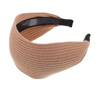 WRITWAA Bandeau Antidérapant Filles Fantaisie À La Mode Groupe Halloween Mesdames Large Scintillant Habillé Élastique Branché Aux Femmes Bande De Cheveux Satin Tissu Tricot Khaki