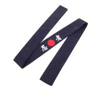 WRITWAA Bandeau Chef Japonerie Ninja Ajustable En Tissu Respirant Bleu Motif Karaté, Accessoire Homme Cuisine Et Sport, Taille Unique