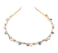 WRITWAA Bandeau de Sirène en Perles et Cristaux Étoile de Mer Accessoire Coiffure Bohème pour Mariage Plage Couronne de Plage Élégante pour Femmes et Filles 1 Pièce