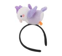 WRITWAA Bandeau Serrage-tête Perroquet en Tissu Pourpre, Flexible et Mignon, Accessoire de Cheveux Kawaii pour Garçon et Filles et Femmes, pour Cosplay et Soins Quotidiens
