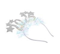 WRITWAA Bandeau Serre Tete Avec Étoiles Et Motifs De Fête Bandeau Maquillage Pour Cheveux De Soirée Cadeaux Pour Fête Du Nouvel An