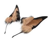 WRITWAA Bandeaux Oreilles de Chien pour Femmes Serre-tête Chiot Peluche Accessoire Cosplay Halloween Oreilles de Doberman Mignonnes Coiffeur Déguisement Soirée