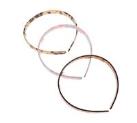 WRITWAA Bandeaux Pour Se Laver Le Visage 3 Pièces Taille Unique Bandeau Simple Chic Femmes Usage Quotidien Spa Maquillage Décoration Cheveux Couleur Écaille