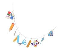 WRITWAA Bannière de Bienvenue à L'école en Papier Corde Réutilisable, Décoration de Fête de Rentrée Scolaire Facile à Installer pour Événements Scolaires et Fêtes