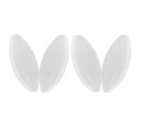 WRITWAA Barreau Magnétique en Ptfe Blanc, Agitateur Magnétique Chimique Inerte, Réduit L'usure, Pack de 4 Pièces pour Recherche en Chimie et Usage Laboratoire Maison