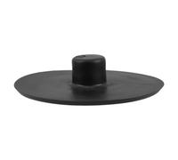WRITWAA Base Ronde pour Planche à Voile, Pad Circulaire en PVC Noir, Fixation à Vis, Légère, pour Équipement de Voile, Matériel Marin, Camping Extérieur