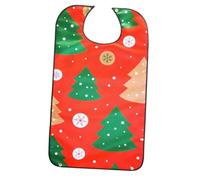 WRITWAA Bavoir Anti-bave pour Adultes Lavable Protection pour Vêtements Design de Noël