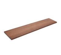 WRITWAA Bloc de Noyer Brut Rectangulaire pour Sculpture, Bureau et Appui