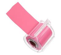WRITWAA Bloc-notes Adhésif Multifonction Rouleau 1 Pièce Rose Vif, Autocollants Mémo Repositionnables pour Maison et Bureau, Blocs-notes en Papier Pratique et Décoratif, Fournitures