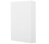WRITWAA Bloc-notes Antiadhésif Portable en Papier Blanc 250 Feuilles, Bloc-notes Simple pour Écrire des Messages Artistiques Maison