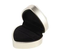 WRITWAA Boîte à Bijoux LED Forme de Cœur Écrin Élégant pour Colliers Boucles Oreilles et Bagues avec Lumière pour Fiançailles et Propositions