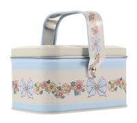 WRITWAA Boîte à Biscuits en Fer-blanc Décorative avec Motifs Festifs, Boîte Présent Métallique pour Bonbons et Friandises, Couvercle Facile à Ouvrir, pour Emballage et Décoration de Fêtes