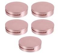 WRITWAA Boîte à Cils Ronde Double Couche Rose Doré 15 Pièces Organisateur Étui à Faux Cils Plastique Résistant Rangement Maquillage Présent Fête
