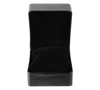 WRITWAA Boîte à Montre Préserve des Rayures Coussin en PU Noire et Coffret de Rangement Simple et Élégant Voyage Usage Domestique