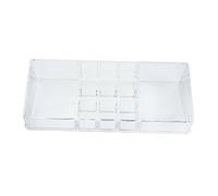 WRITWAA Boîte Acrylique De Bureau Boîte à Cosmétiques pour Armoire à Pharmacie Étui De Commode à Compartiments Multiples