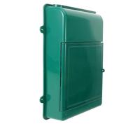 WRITWAA Boîte aux Lettres Extérieure Murale Petite en Plastique Vert sans Serrure Résistante à la Pluie Boîte aux Lettres Simple pour Jardin Bureau et Usage Domestique