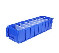 WRITWAA Boîte de Pièces, Boîte de Classification des Vis en Polyéthylène, Bleue, Légère, Usage Pratique, pour Atelier et Garage