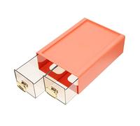 WRITWAA Boîte De Rangement à Tiroir Pour Papeterie Et Bijoux Organisateur De Maquillage Avec Compartiments Facile à Ouvrir Et Fermer