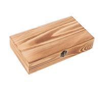 WRITWAA Boîte de Rangement Bois avec Couvercle à Charnière Petite Boîte Rectangulaire au Style Campagne pour Bijoux Cartes de Recettes et Bible Organiseur Artisan pour Maison et Bureau