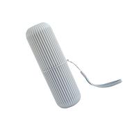 WRITWAA Boîte De Rangement Brosse à Dents Portable Gris pour Voyage Tasse Multifonction Odontologique Organisateur Compact Et Pratique pour Dentifrice Et Accessoires