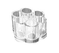 WRITWAA Boîte De Rangement Cosmétique Transparente Polyvalente Compartimentée Pour Rouges à Lèvres Gloss Et Crayons Organiseur De Bureau Et Écologique Pour Trousse Beauté Et Produits De Ma