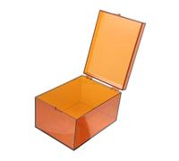 WRITWAA Boîte de Rangement Médicaments Acrylique avec Couvercle Organiseur Multifonction pour Injections Sensibles Lumière Poudre et Urgence Usage Intérieur et Extérieur Petite Résistante